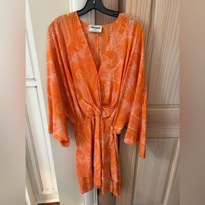 Zadig and Voltaire orange dress
